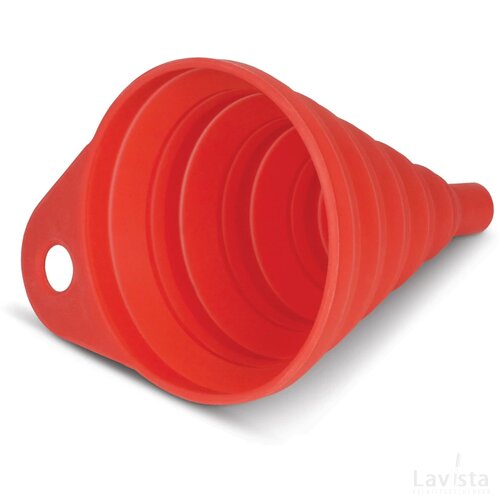 Trechter uitvouwbaar wit / rood
