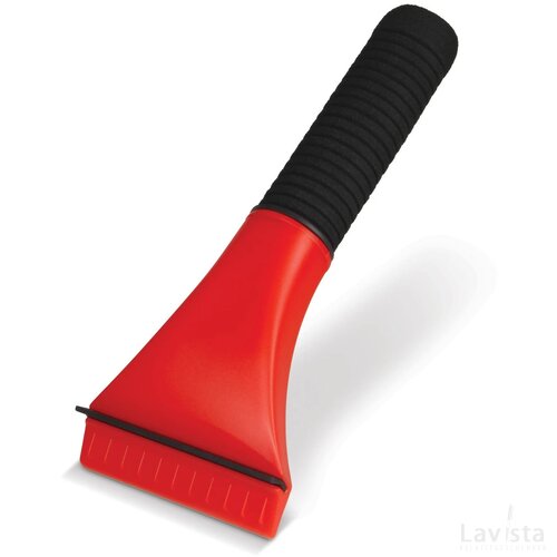 Ijskrabber ergonomisch rood