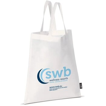 Draagtas non-woven wit 75g/m² wit