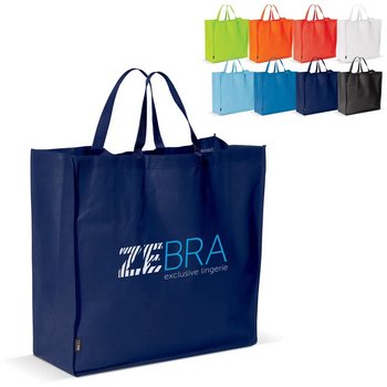 Draagtas non woven 75g/m² wit