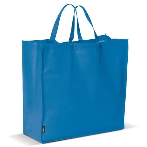 Draagtas non woven 75g/m² blauw