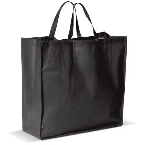 Draagtas non woven 75g/m² zwart