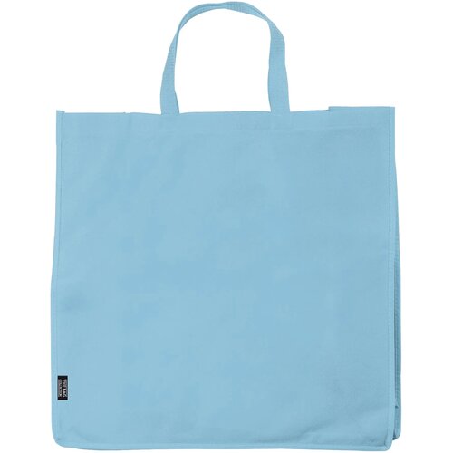Draagtas non woven 75g/m² lichtblauw