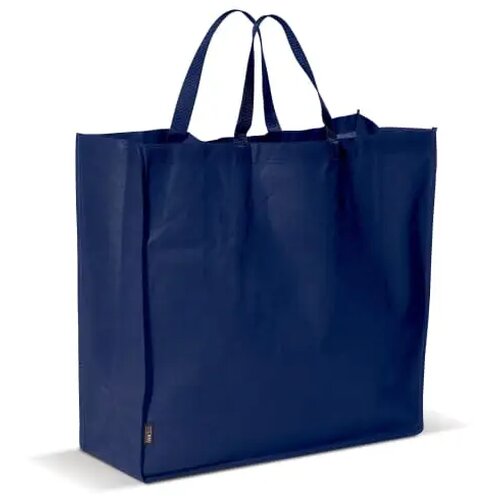 Draagtas non woven 75g/m² donker blauw