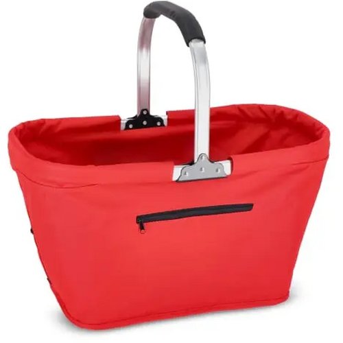 Picknickmand opvouwbaar 600D rood