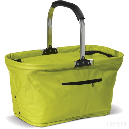 Picknickmand opvouwbaar 2-in-1 koeltas 600D groen