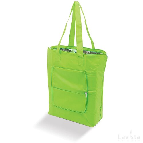 Koeltas vouwbaar licht groen