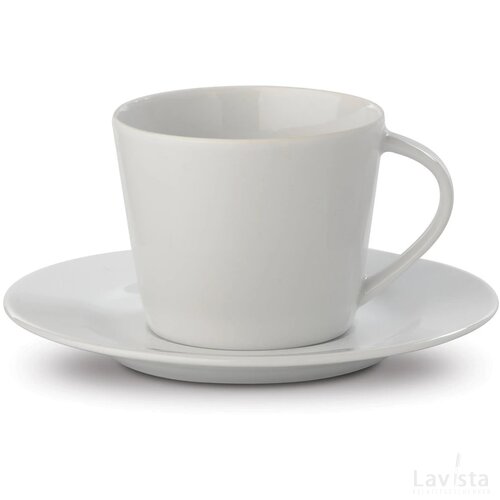 Kop & schotel Milano 180ml wit