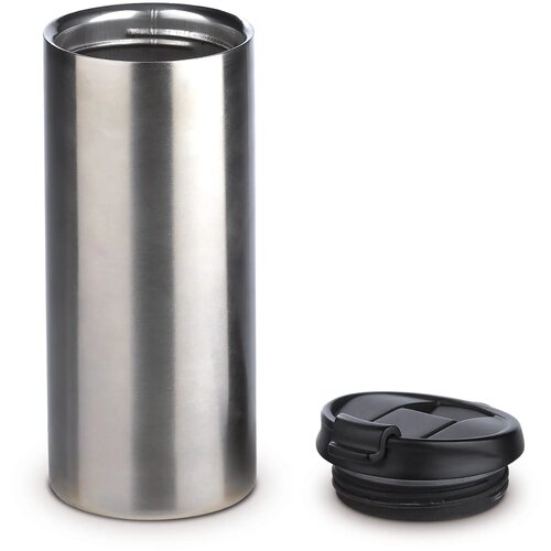 Dubbelwandige thermosbeker Zilver 350 ml