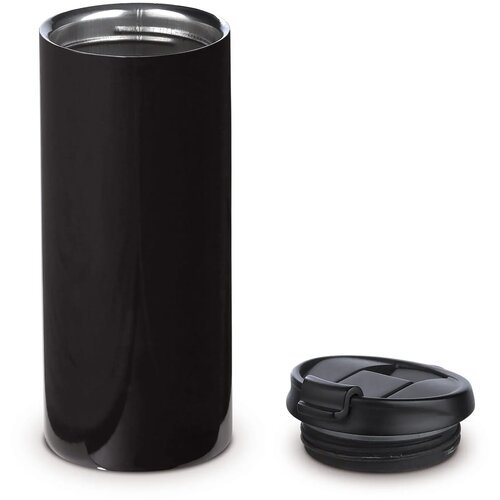 Dubbelwandige thermosbeker Zwart 350 ml