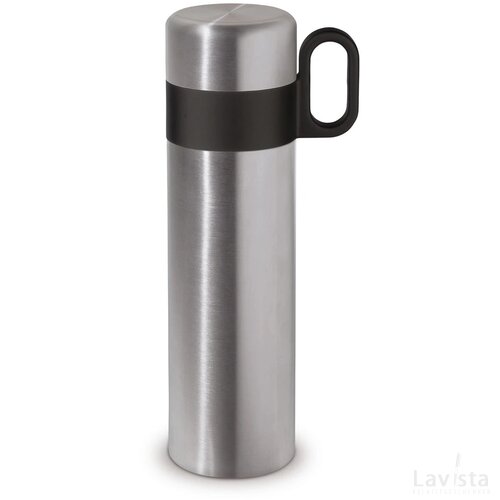 Thermofles Flow met handvat 500ml zilver