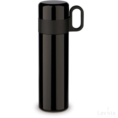 Thermofles Flow met handvat 500ml zwart