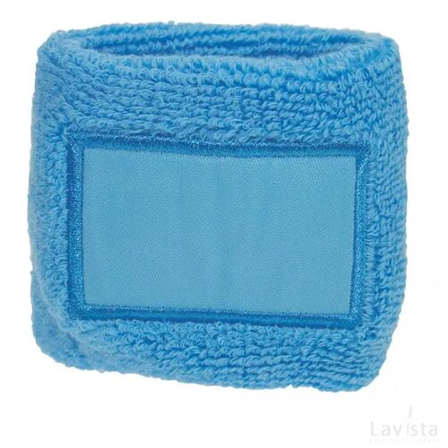 Polsband 6cm Met Label Lichtblauw