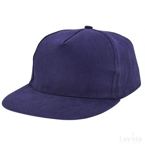 Brushed Honkbal Cap Navy