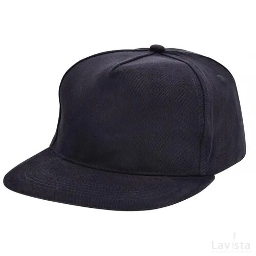 Brushed Honkbal Cap Zwart