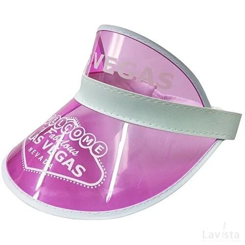Zonneklep Met Pvc Scherm Roze