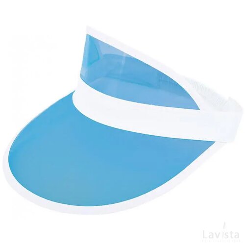 Zonneklep Met Pvc Scherm Blauw