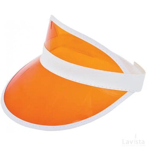 Zonneklep Met Pvc Scherm Oranje