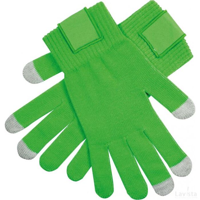 Touchscreen Handschoenen Met Label Groen