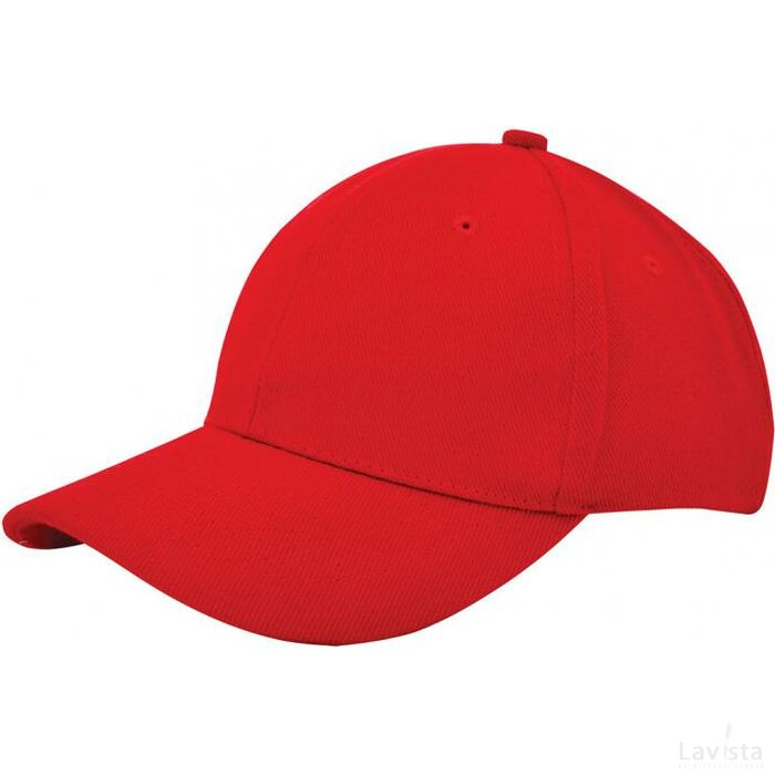 Heavy Brushed Cap Rood