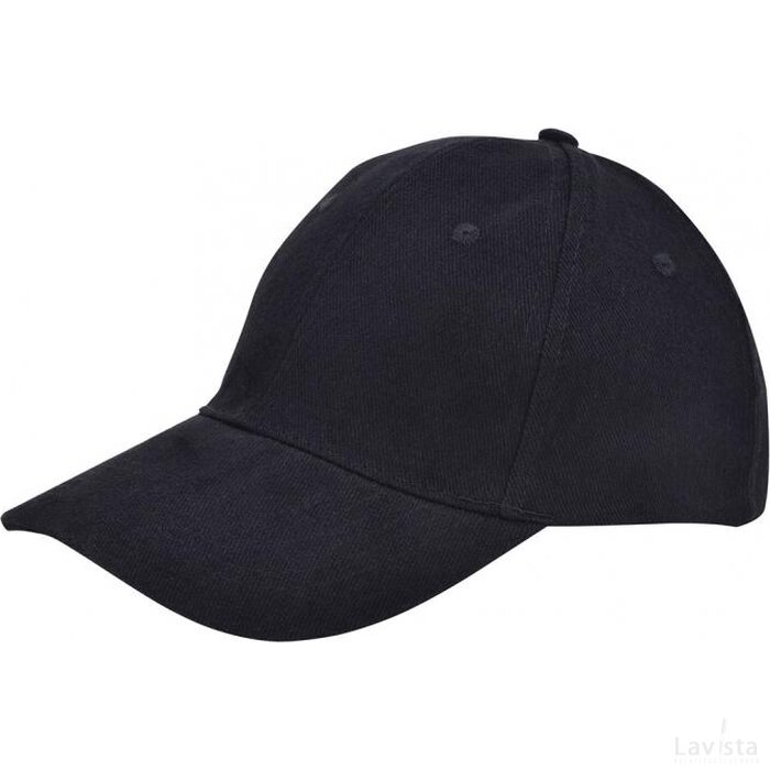 Brushed Twill Cap Zwart