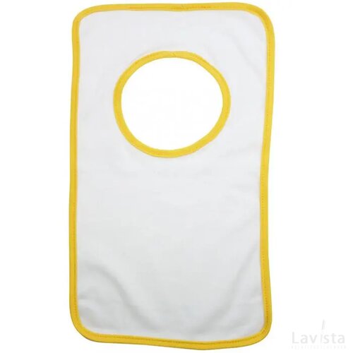 Baby Slabbertje 220 Gr/m2 Katoen Jersey Wit