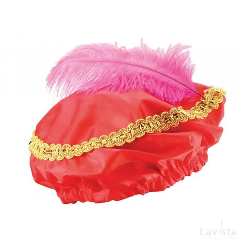 Zwarte Pietenmuts Rood