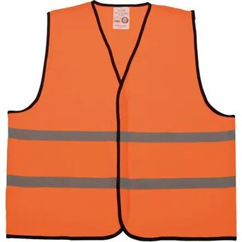 Kinder Veiligheidsvest Polyester Oranje Bulk
