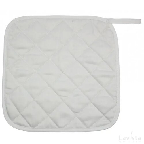 Pannenlap 23*23cm Wit