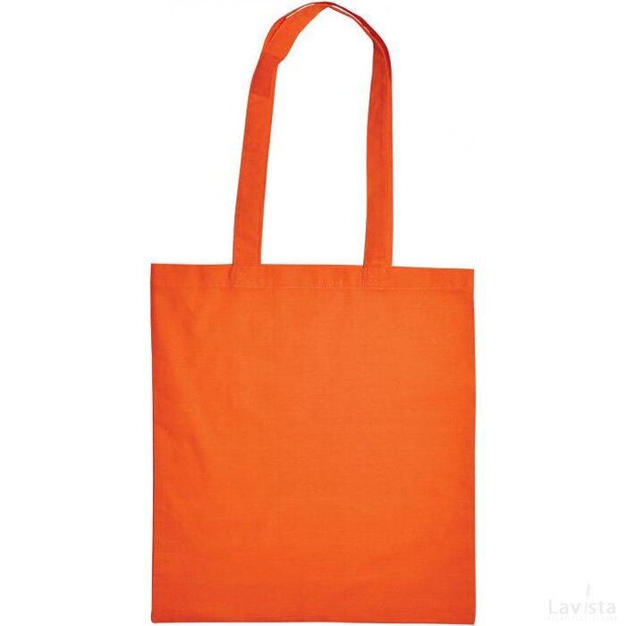 Cotton Bag Lang Hengsel Oranje